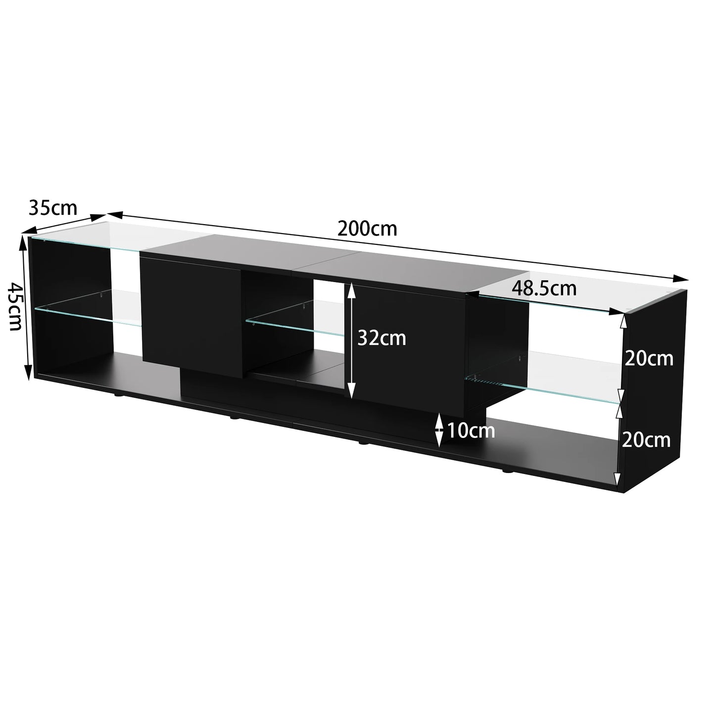 TV-meubel Nezzo - LED