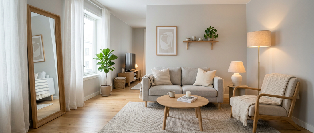 Hoe richt je een woonkamer in met weinig daglicht