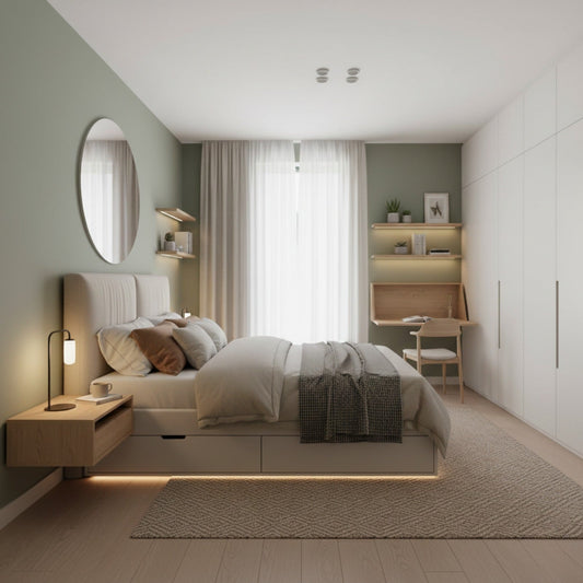 Multifunctionele slaapkamer inrichten: slimme meubels en stylingtips