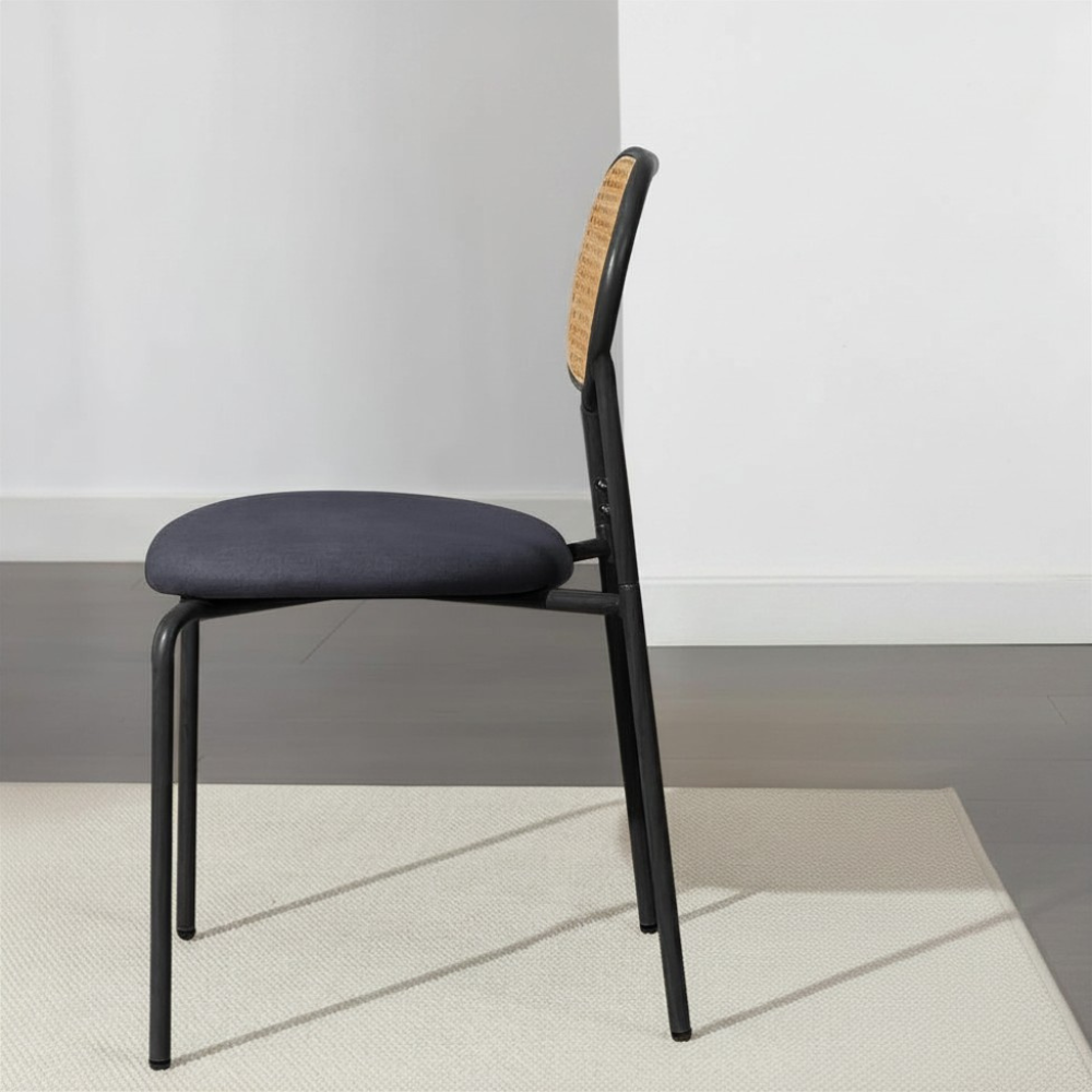 Eettafelstoelen - Set van 2 - Houten Frame - Padded Zittingen