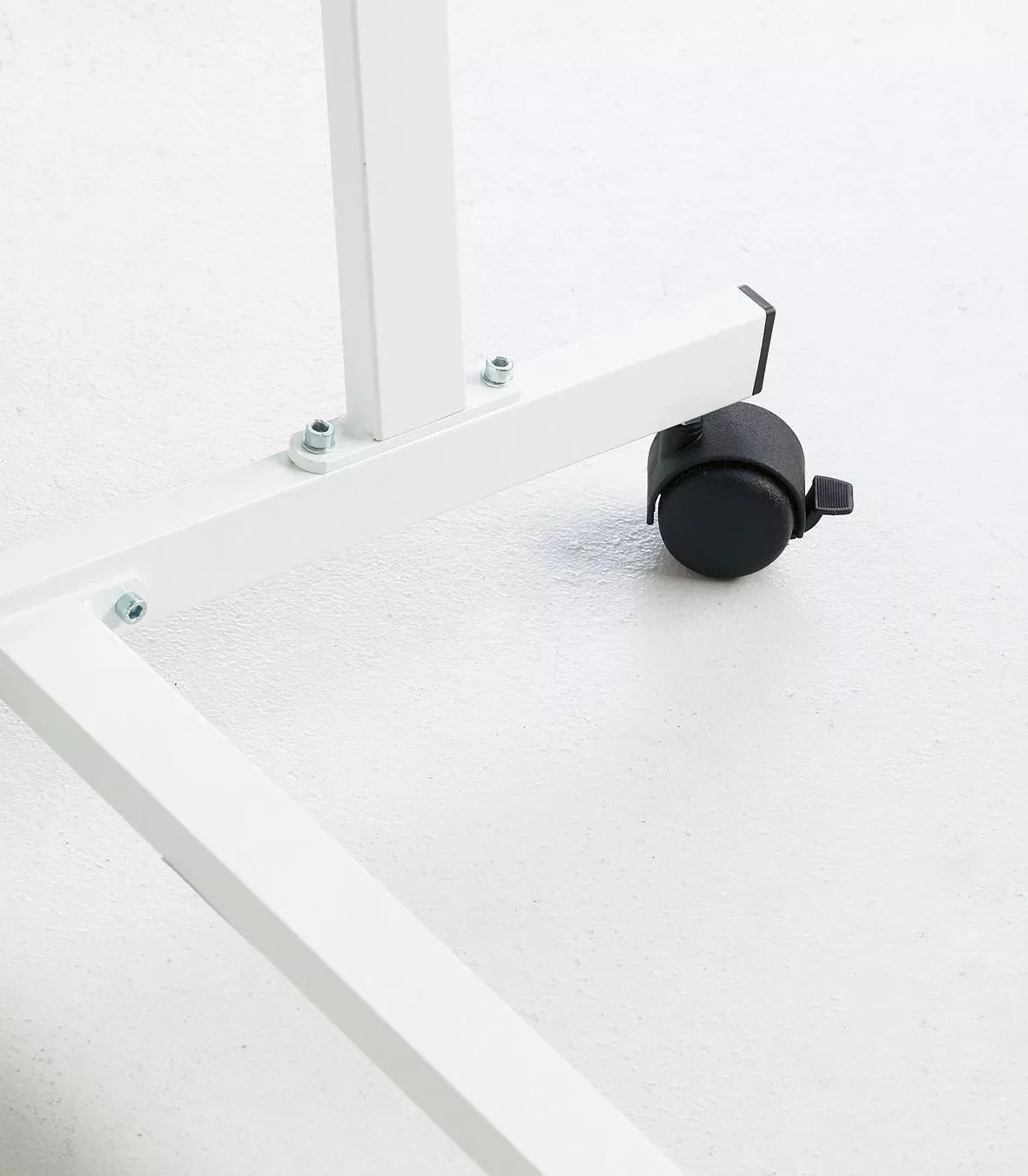 Bordenezel mobiel Zachery - 3 hoogtes - Eenvoudige montage - Geëmailleerd staal - Wit Krijtborden