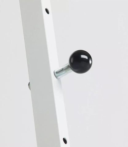 Bordenezel mobiel Zachery - 3 hoogtes - Eenvoudige montage - Geëmailleerd staal - Wit Krijtborden