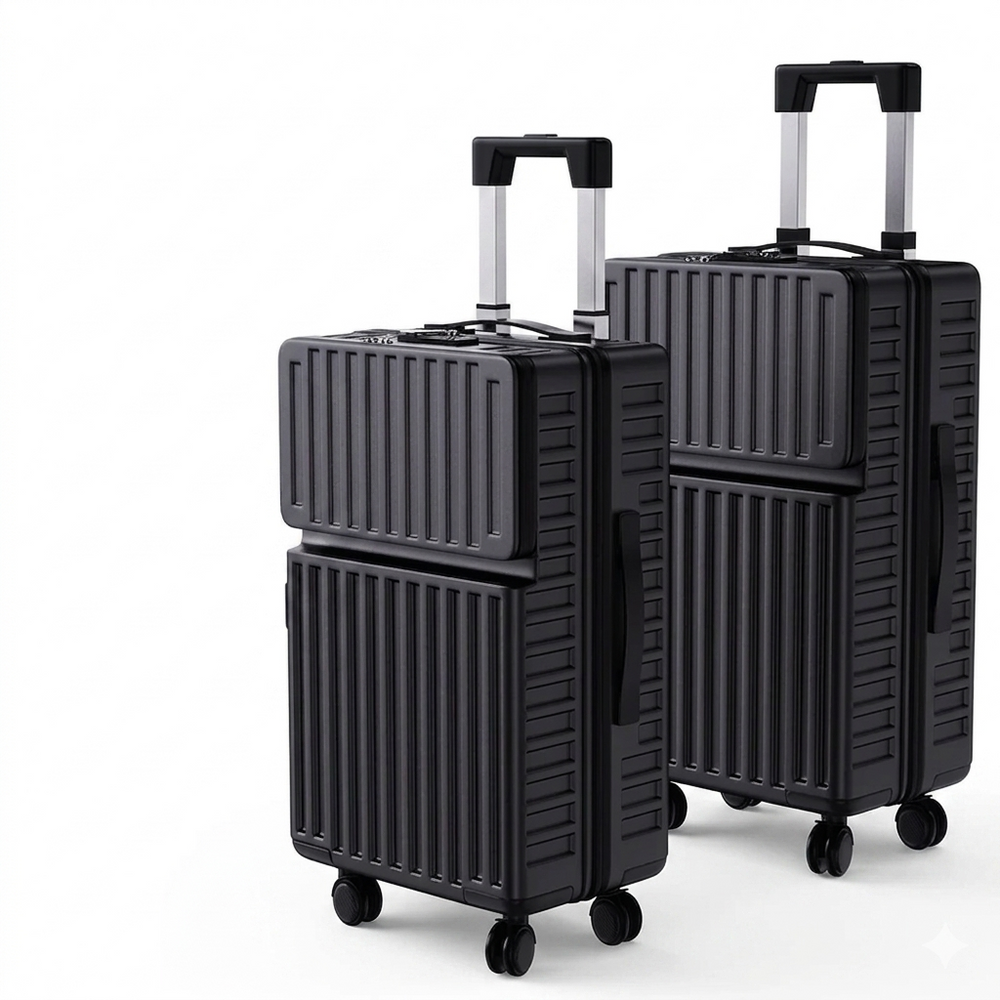 Koffer Set - Twee-Delig Set - Met TSA Slot - Vier-Wiel Koffer