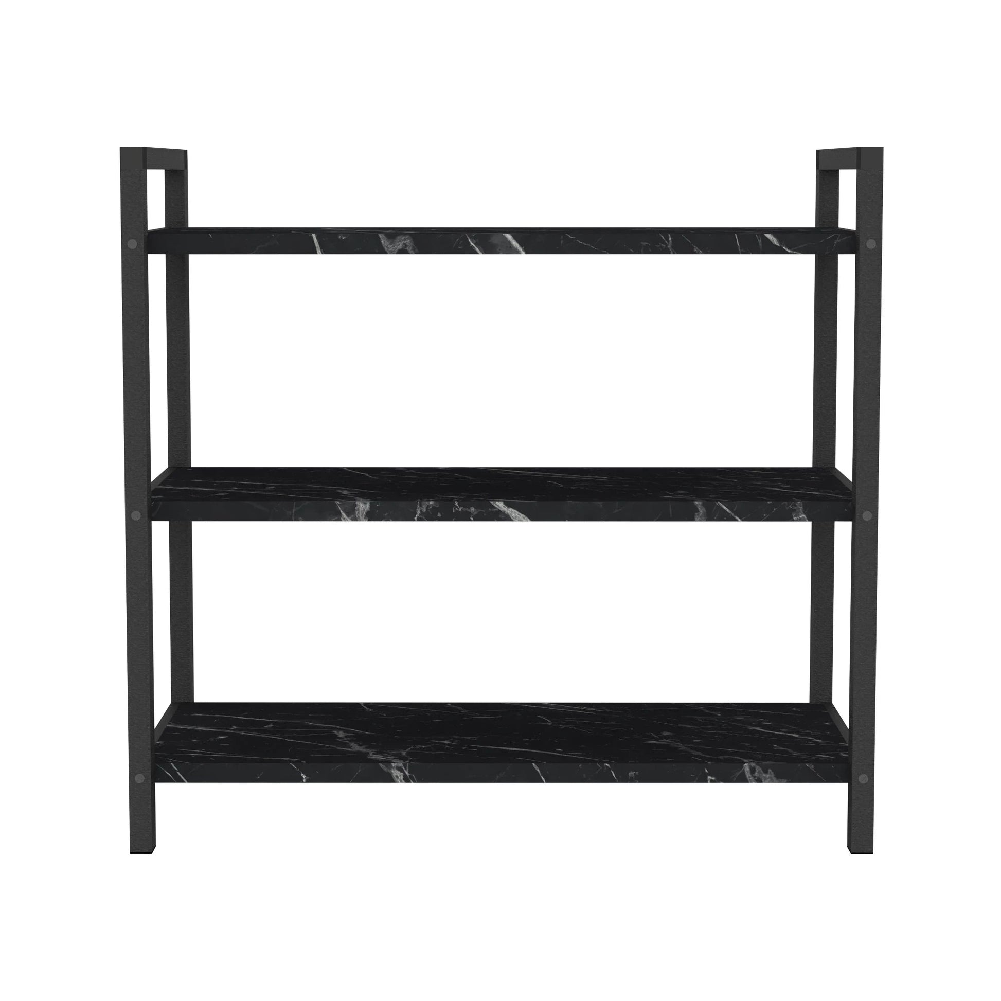 In And Outdoor Match Schoenenrek Ultrix - 70x66x36cm - Zwart - MDF shoe rack