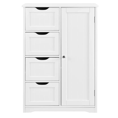 In And OutdoorMatch Badkamerkastje Agustin - 81x55x30 cm - MDF - Wit - Modern Design Badkamerkast