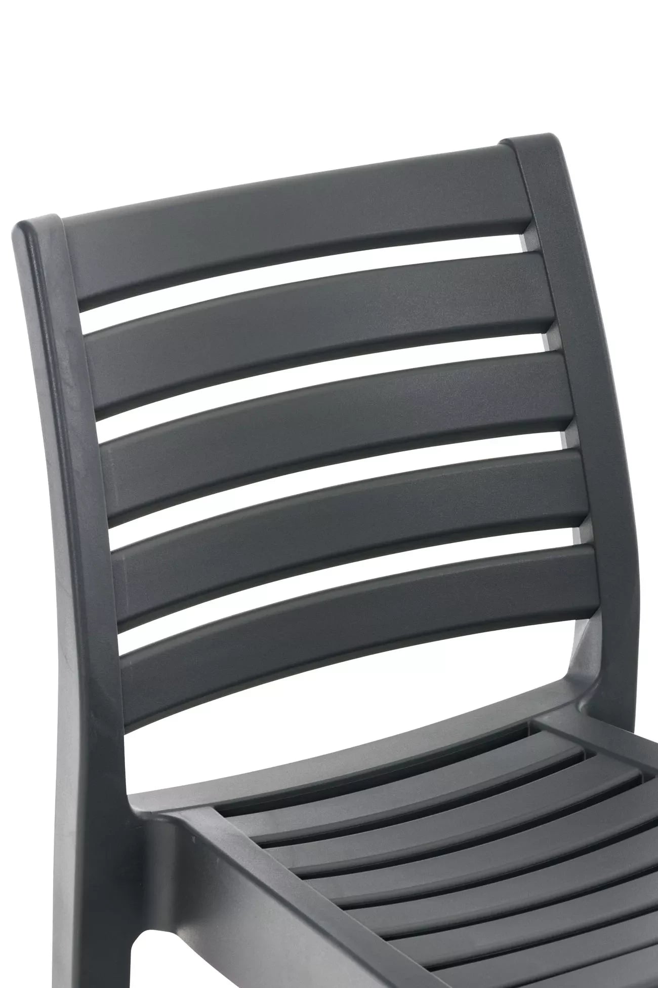 In And OutdoorMatch Barkruk Jeremie - Grijs - Functioneel - 4-Poots Onderstel - Modern Design - Rugleuning - Voetensteun - Kunststof Zitting Barkrukken / hocker