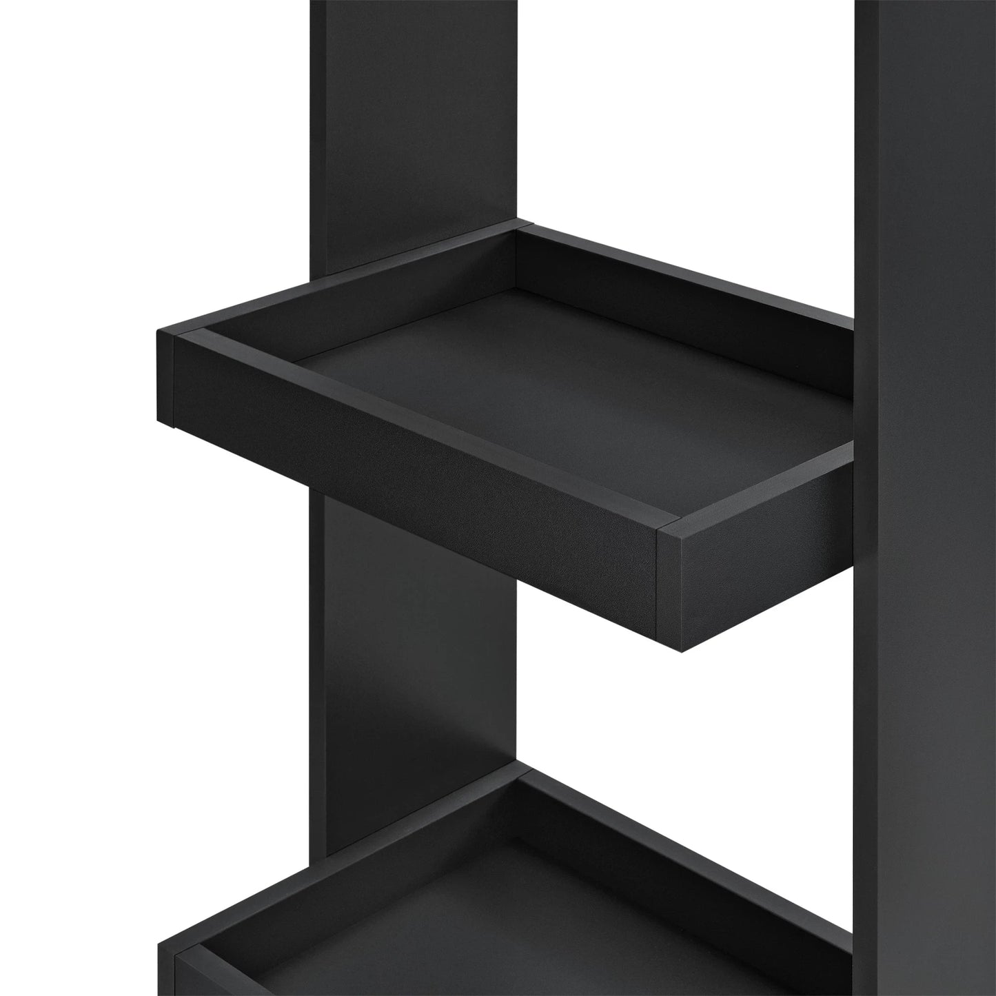 In And OutdoorMatch Bartafel Bria - Wandmontage - 120x45x106 cm - Zwart - Spaanplaat - Ruimtebesparend ontwerp Bar table