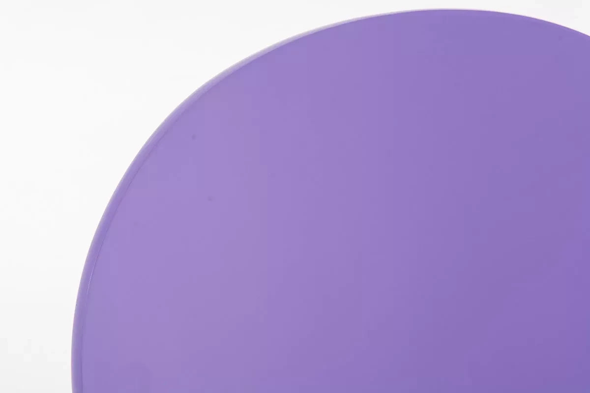 In And OutdoorMatch Bezoekersstoel Katarina - Stoel paars - Met rugleuning - Vergaderstoel - Zithoogte 45cm Bureaustoel