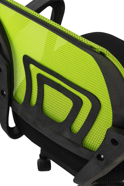 In And OutdoorMatch Bureaustoel Benjamin - Polyester - Mesh hoes - Kunststof frame - Gamestoel Bureaustoel