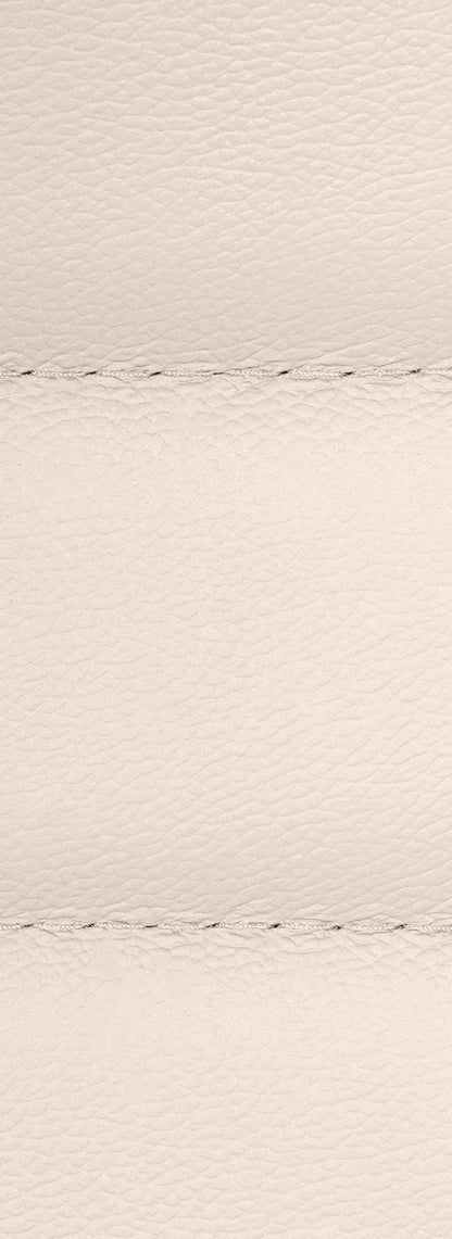 In And OutdoorMatch Bureaustoel Emiliano - Gebroken Wit - Echt Leer - Hoogwaardige Bekleding - Comfortabel Gewatteerd - Luxe Uitstraling Bureaustoel