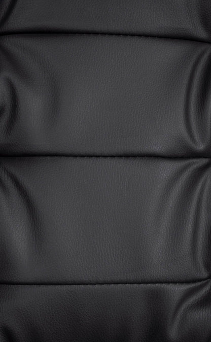 In And OutdoorMatch Bureaustoel Mattis - Zwart - Voetensteun - Kunstleer - Exclusieve Bureaustoel - Hoogwaardige Bekleding - Comfortabele Bureaustoel - Luxe Uitstraling Bureaustoel