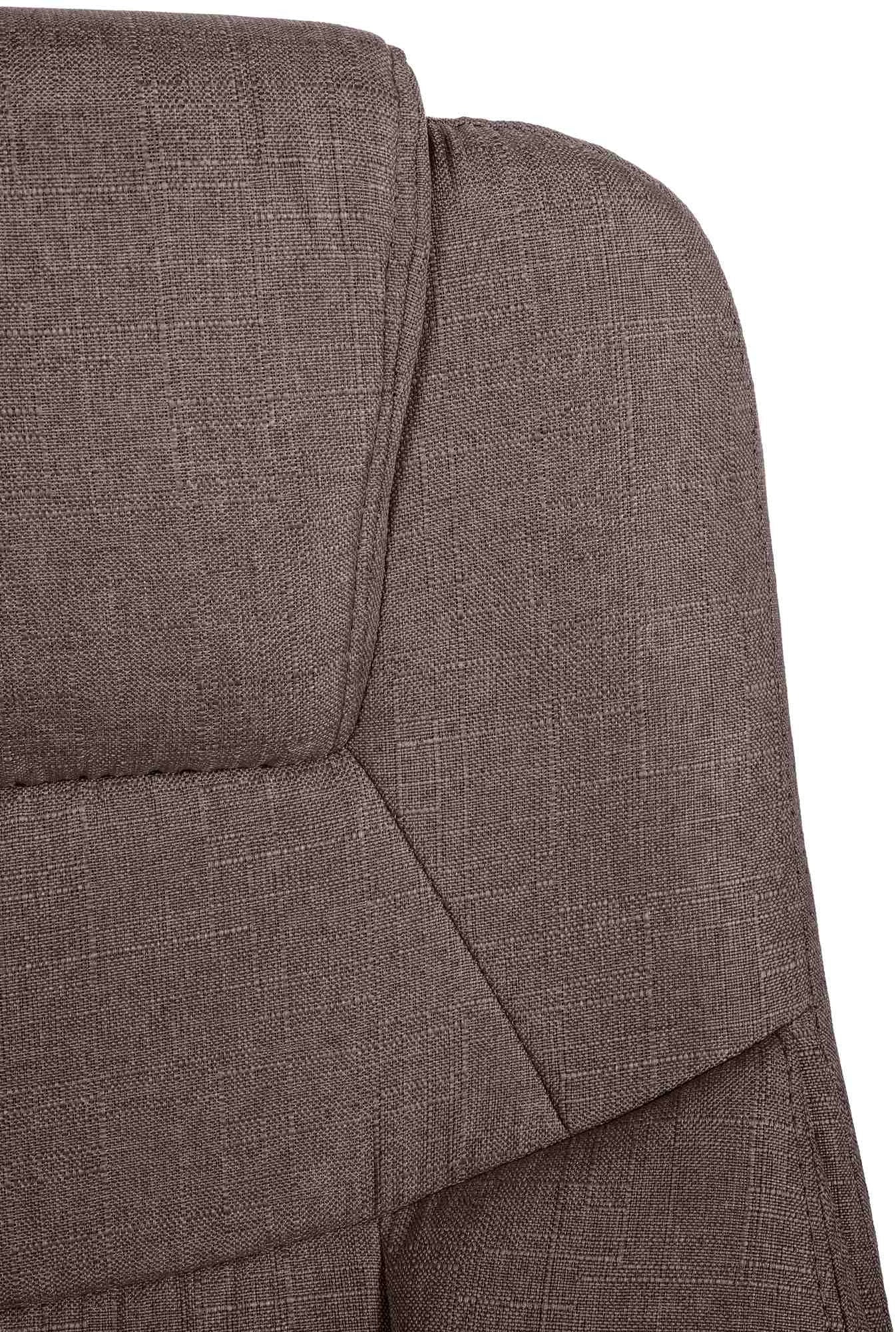 In And OutdoorMatch Bureaustoel Nora - Bruin - Stof - Hoge kwaliteit bekleding - Exclusieve bureaustoel - Luxe uitstraling Bureaustoel