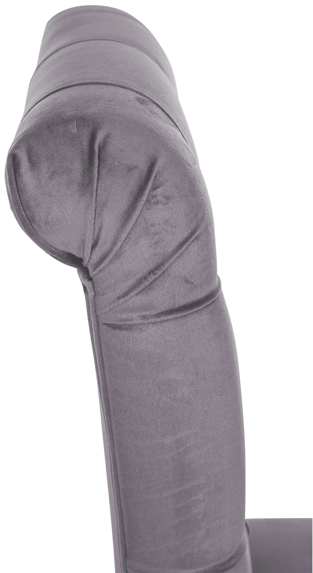 In And OutdoorMatch Eetkamerstoel Dene - Grijs - Stof - Hoge kwaliteit bekleding - Fluwelen Eetkamerstoel - Vintage Look Eetkamerstoel