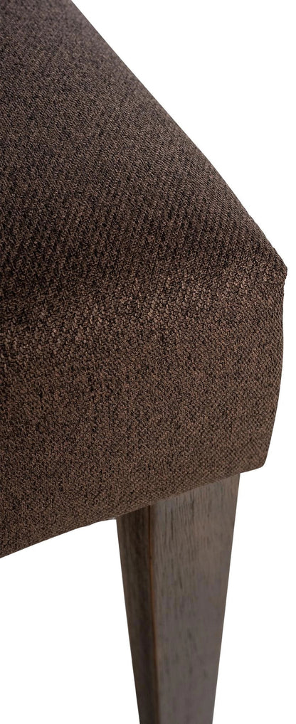 In And OutdoorMatch Eetkamerstoel Faron - Bruin - Set van 2 - Stof - Hoge kwaliteit bekleding - Tijdloze eetkamerstoel - Vintage Look Eetkamerstoel