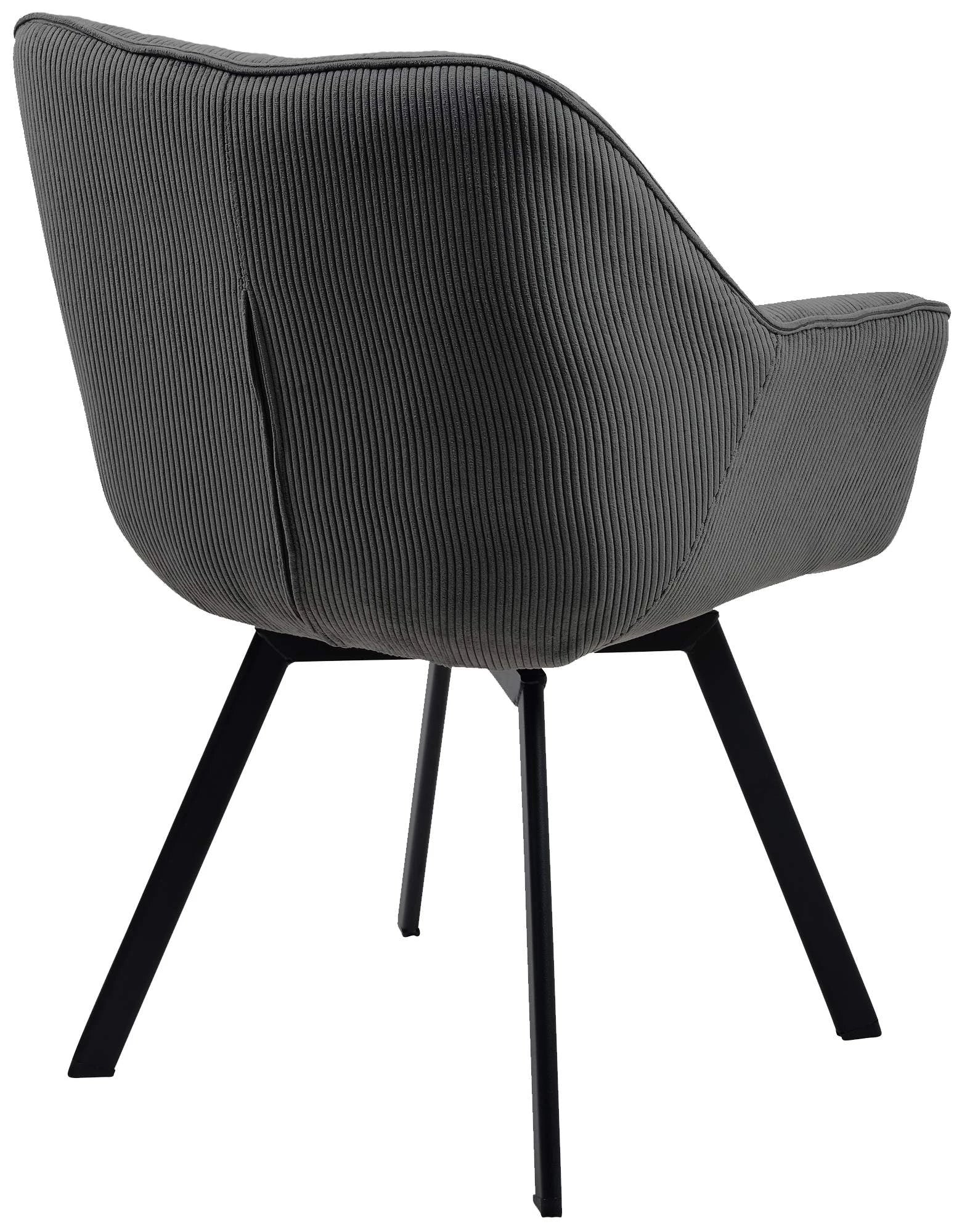 In And OutdoorMatch Eetkamerstoel Haylee - Stof - Hoge kwaliteit bekleding - Corduroy Eetkamerstoel - Stijlvol en eigentijds uiterlijk Eetkamerstoel