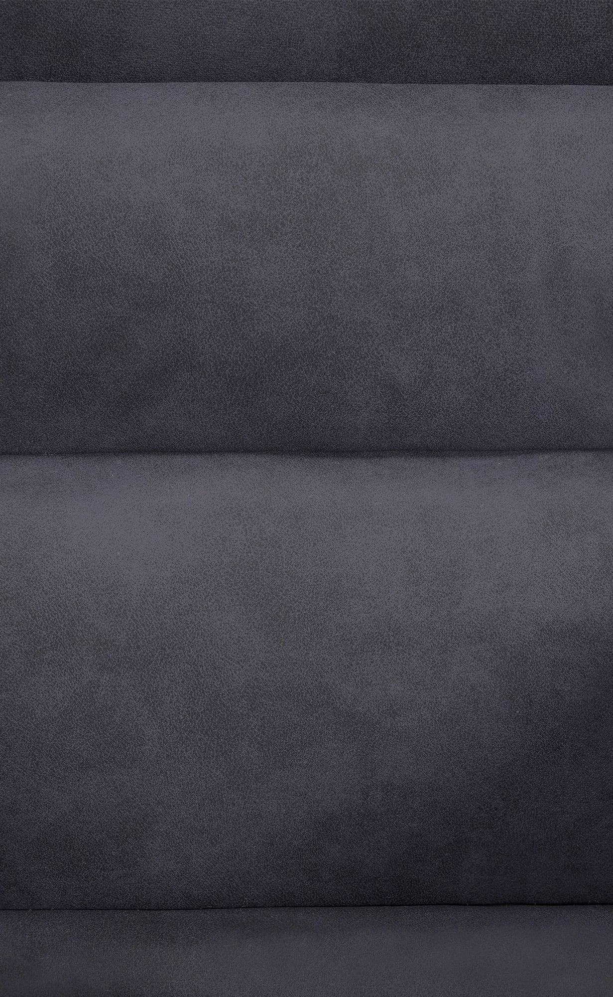 In And OutdoorMatch Eetkamerstoel Jozef - Donkergrijs - Met Armleuningen - Fluweel - Hoogwaardige Bekleding - Comfortabele en Luxe Eetkamerstoel - Vintage Look Eetkamerstoel