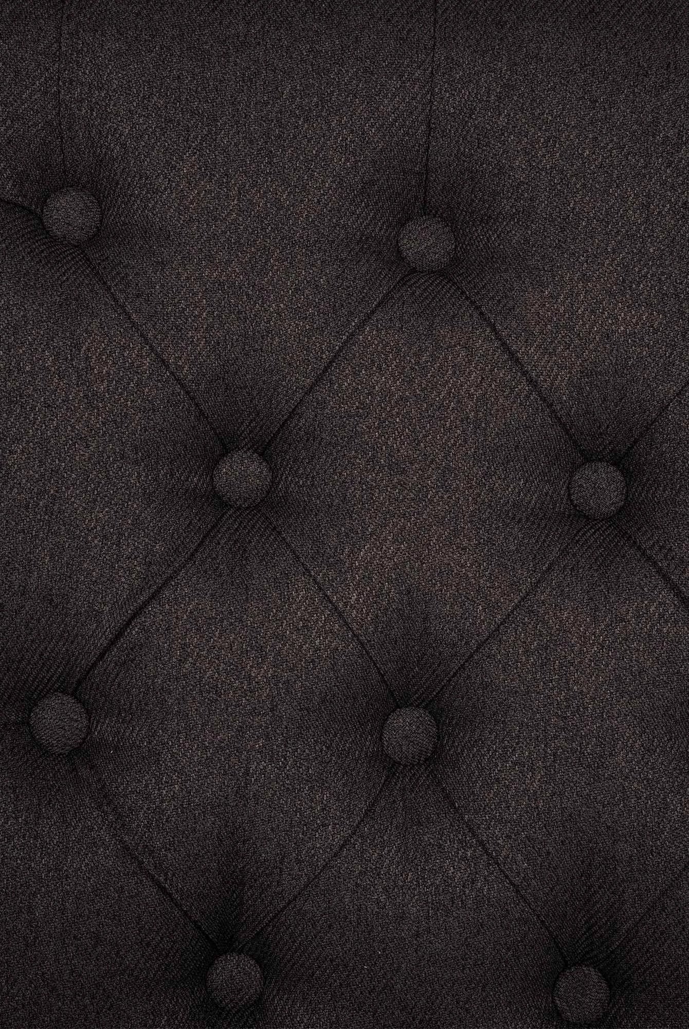 In And OutdoorMatch Eetkamerstoel Karina - Donkergrijs - Set van 2 - Stof - Hoogwaardige bekleding - Tijdloze eetkamerstoel - Vintage look Eetkamerstoel