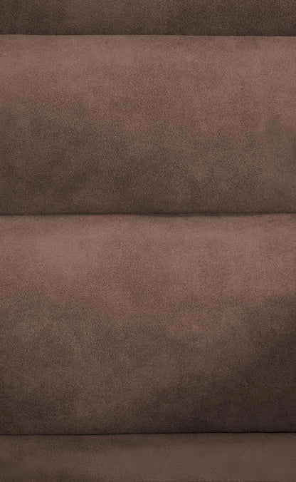 In And OutdoorMatch Eetkamerstoel Rafaela - Bruin - Met Armleuningen - Fluweel - Hoge Kwaliteit Bekleding - Comfortabele en Luxe Eetkamerstoel - Vintage Look Eetkamerstoel