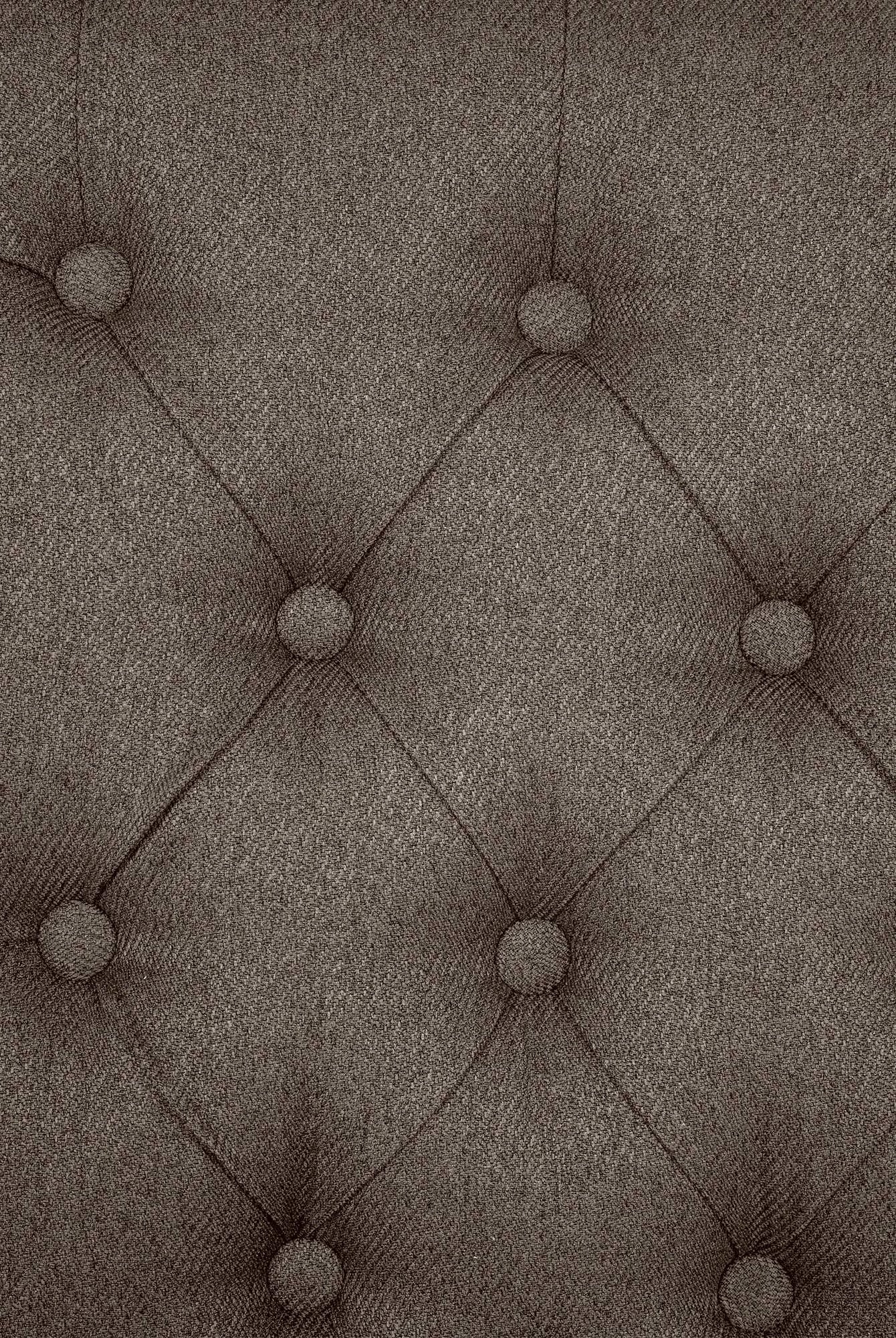 In And OutdoorMatch Eetkamerstoel Vera - Grijs - Stof - Hoge kwaliteit bekleding - Tijdloze eetkamerstoel - Vintage Look Eetkamerstoel