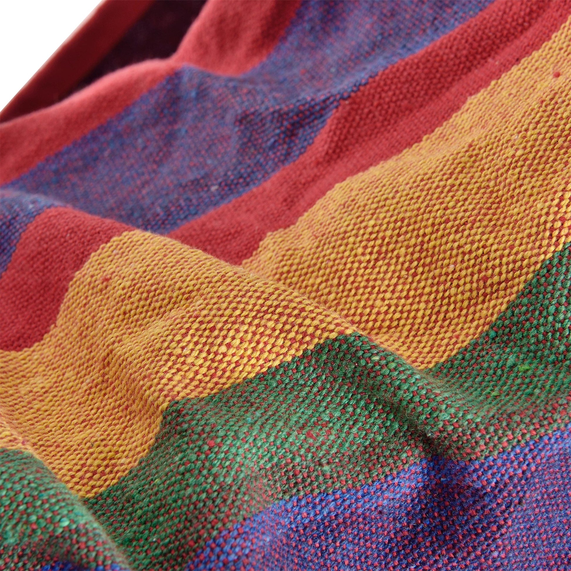 In And OutdoorMatch Katoenen Hangstoel Serino - 100x100 cm - Tot 130 kg - Meerkleurig Hangmat