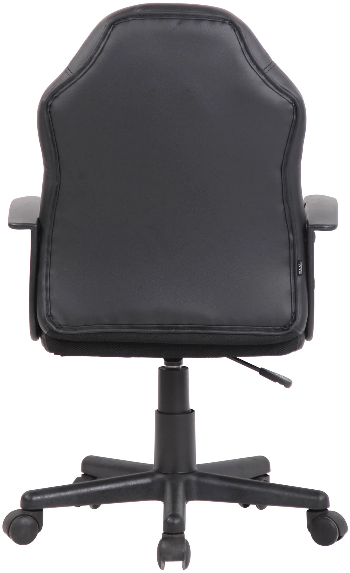 In And OutdoorMatch Kinderbureaustoel Regena - Zwart en Geel - Kunstleer - Hoogwaardige bekleding - Comfortabel gevoerd - Leuke uitstraling Bureaustoel