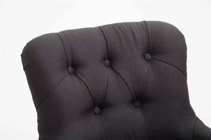 In And OutdoorMatch Luxe Barkruk Tristin - Bruin - Deluxe Antique Design - Ergonomische Barstoelen - Set van 1 - Met Rugleuning - Voetensteun - Voor Keuken en Bar - Gestoffeerde Zitting Eetkamerstoel