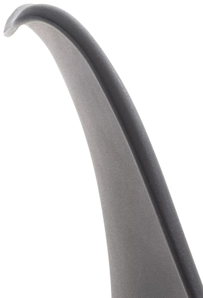 In And OutdoorMatch Moderne Stoel Anastasia - Zwart - Luxe Design - Kunststof - Voor Keuken en Bar - Rugleuning - Gestoffeerde Zitting Eetkamerstoel