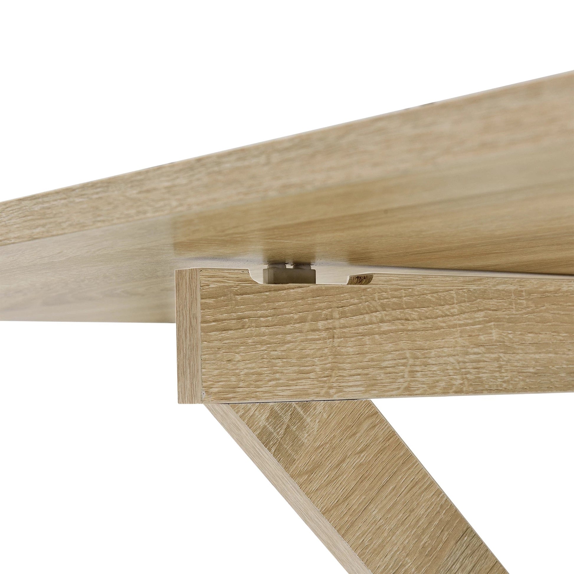 In And OutdoorMatch Tafel Bureau Roderick - Opvouwbaar - Voor Wandmontage - 100x60x58 - Houtkleurig - Spaanplaat - Modern Design Desk