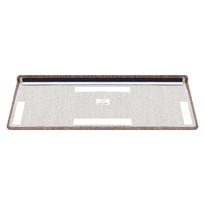 In And OutdoorMatch Trapmat Hailo - Set van 15 - Recht - Zelfklevend - Donkerbruin - 65x24cm Trap mat