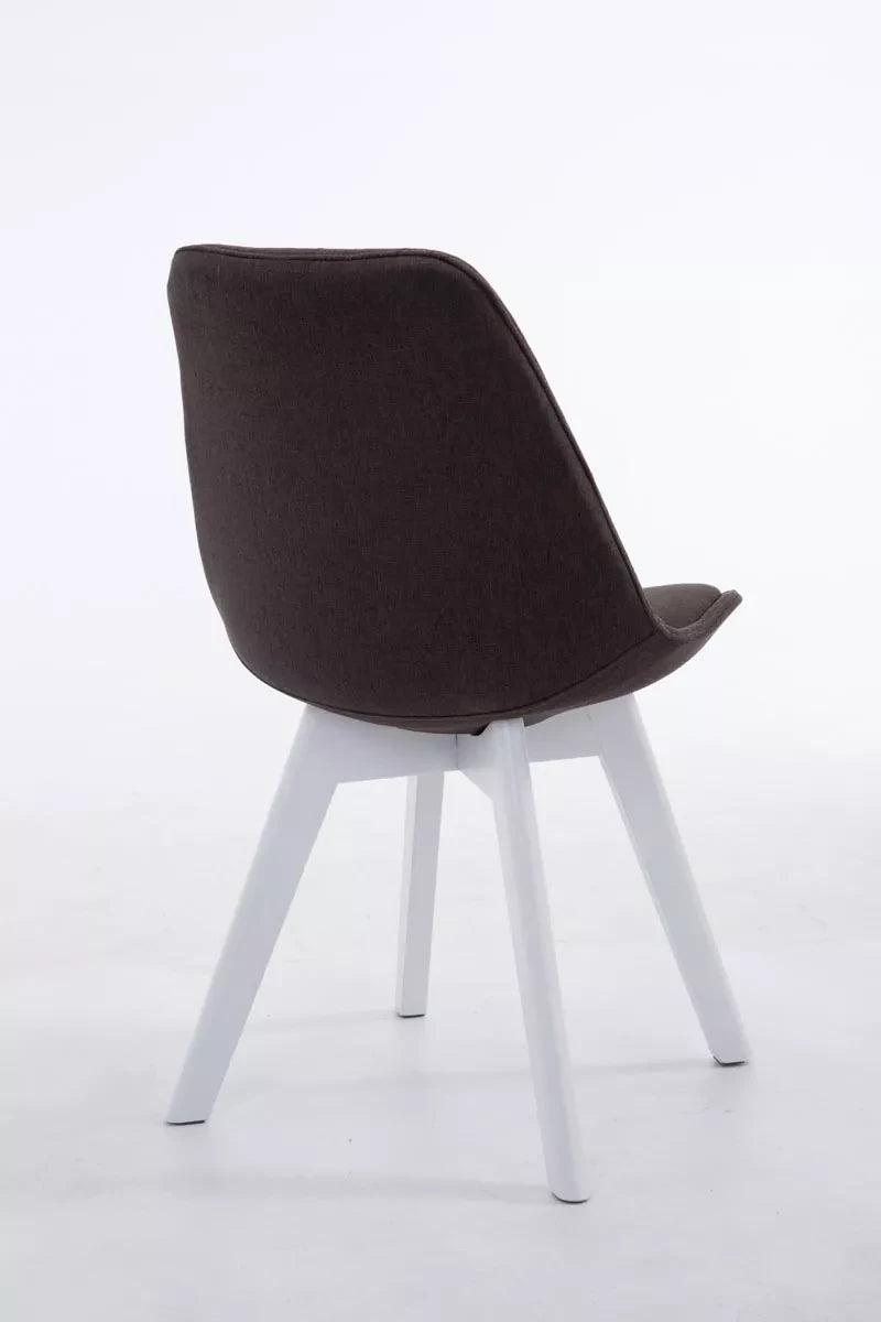 In And OutdoorMatch Vergaderstoel Geovany - Zwart - Stof - Zonder armleuning - Bezoekersstoel - Kantinestoel - Wachtkamerstoel - Eetkamerstoel - 47cm Eetkamerstoel