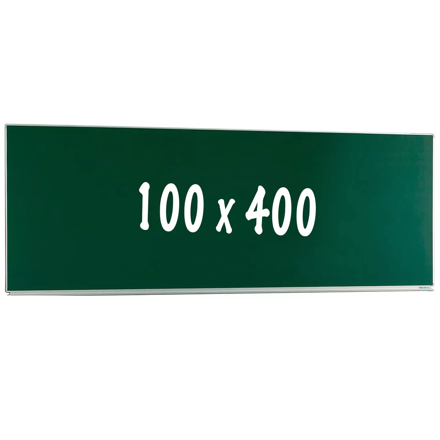 Krijtbord PRO Bettye - Magnetisch - Enkelzijdig bord - Schoolbord - Eenvoudige montage - Emaille staal - Groen - 100x400cm Krijtborden