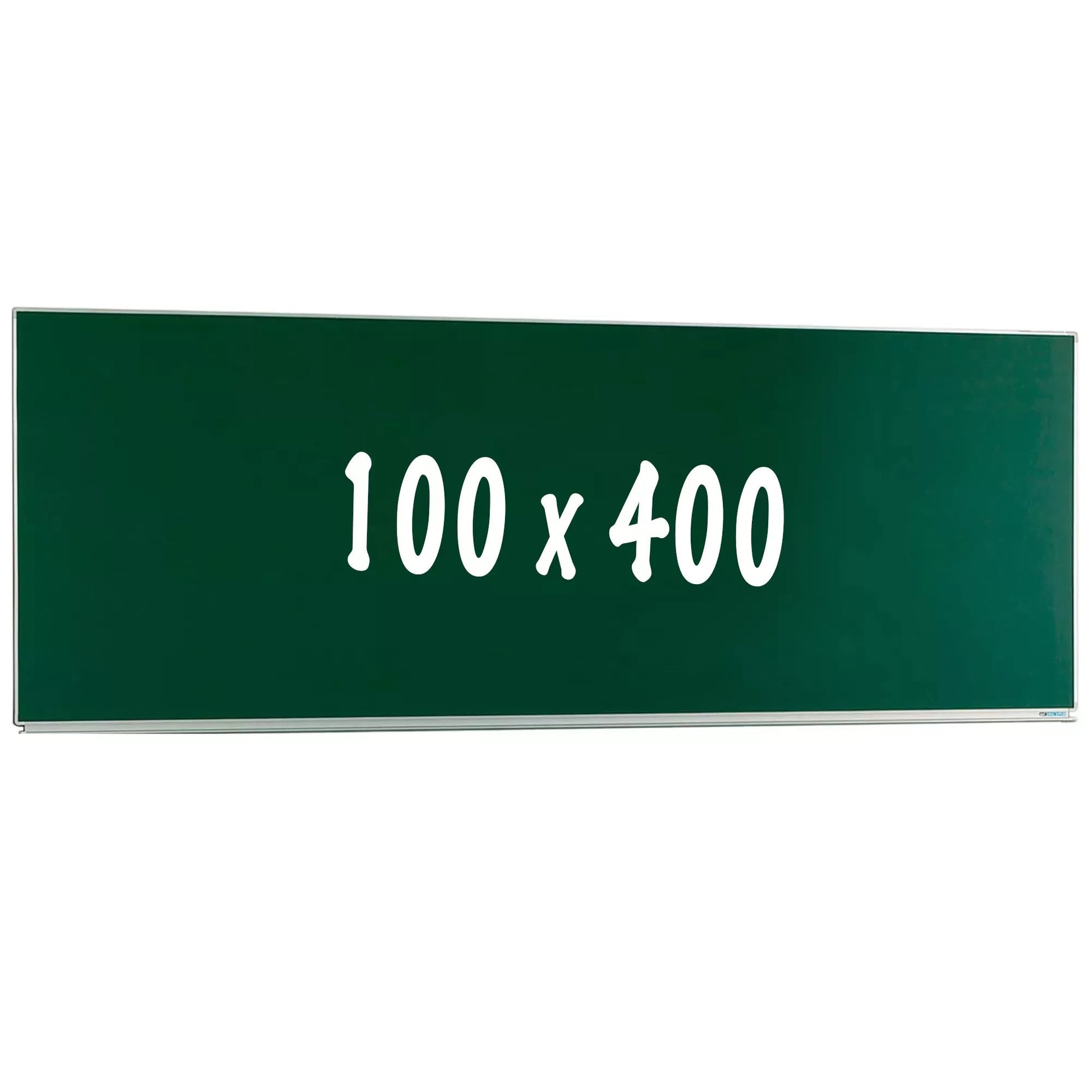 Krijtbord PRO Bettye - Magnetisch - Enkelzijdig bord - Schoolbord - Eenvoudige montage - Emaille staal - Groen - 100x400cm Krijtborden