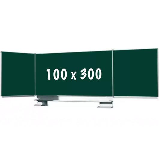 Krijtbord PRO Brewer - Vijfzijdig bord - Schoolbord - Eenvoudige montage - Emaille staal - Groen - 100x300cm Krijtborden