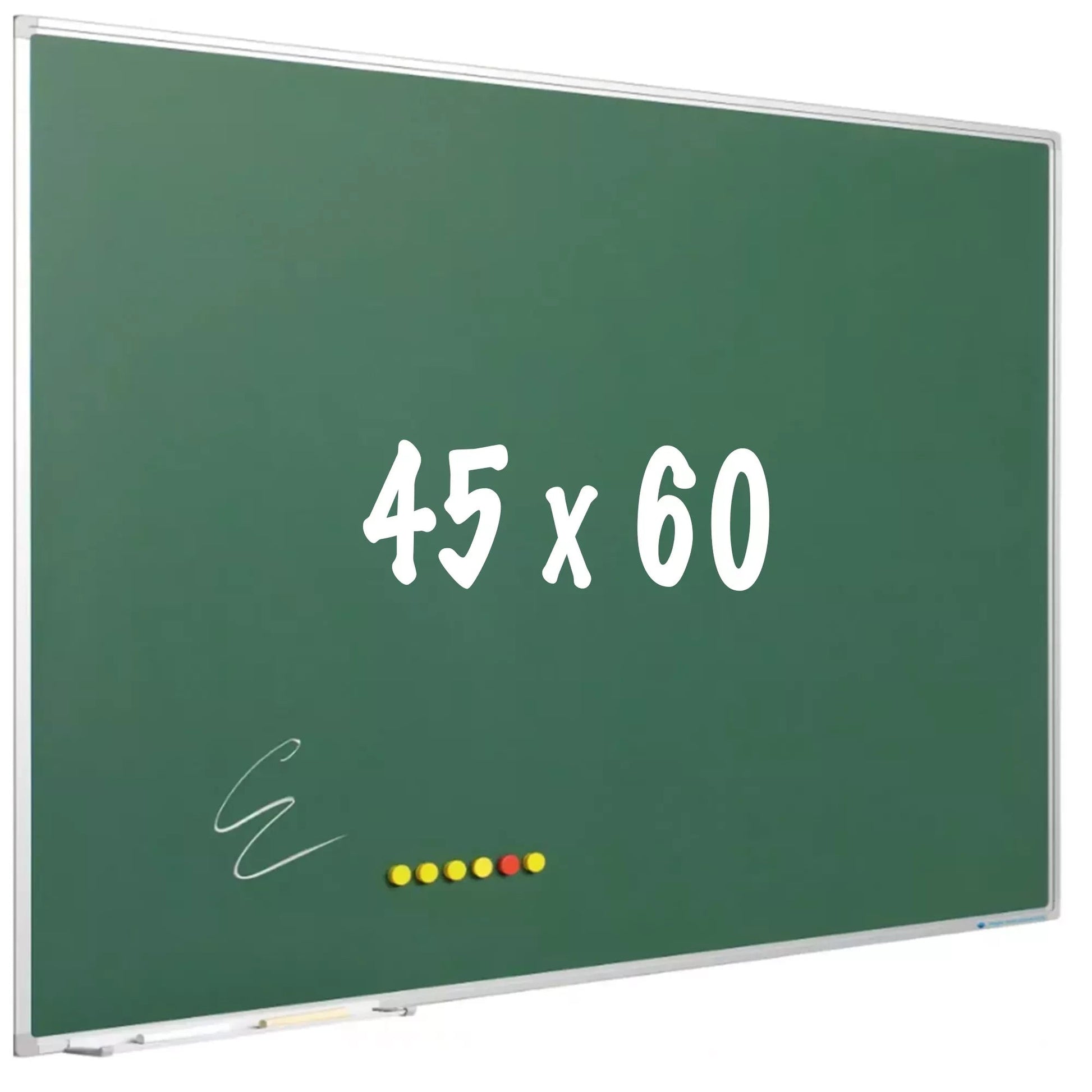 Krijtbord PRO Camacho - Magnetisch - Schoolbord - Eenvoudige montage - Emaille staal - Groen - 45x60cm Krijtborden