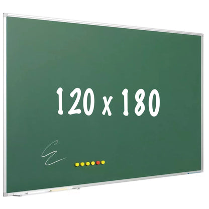 Krijtbord PRO Cooke - Magnetisch - Schoolbord - Eenvoudige montage - Emaille staal - Groen - 120x180cm Krijtborden
