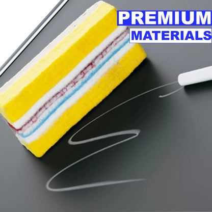 Krijtbord PRO Mata - Magnetisch - Schoolbord - Eenvoudige montage - Emaille staal - Grijs - 90x120cm Krijtborden