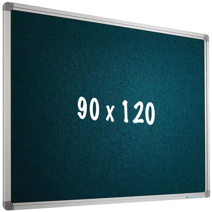 Prikbord Camira stof PRO Kelley - Aluminium frame - Eenvoudige montage - Punaises - Prikborden - 90x120cm prikbord