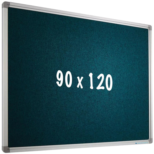 Prikbord Camira stof PRO Kelley - Aluminium frame - Eenvoudige montage - Punaises - Prikborden - 90x120cm prikbord