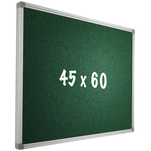 Prikbord Camira stof PRO Moyer - Aluminium frame - Eenvoudige montage - Punaises - Prikborden - 45x60cm prikbord
