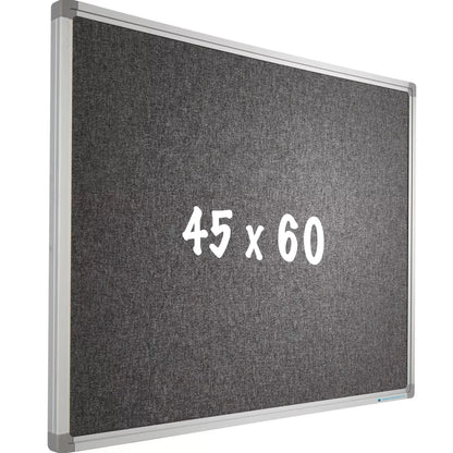 Prikbord Camira stof PRO Reyes - Aluminium frame - Eenvoudige montage - Punaises - Prikborden - 45x60cm prikbord