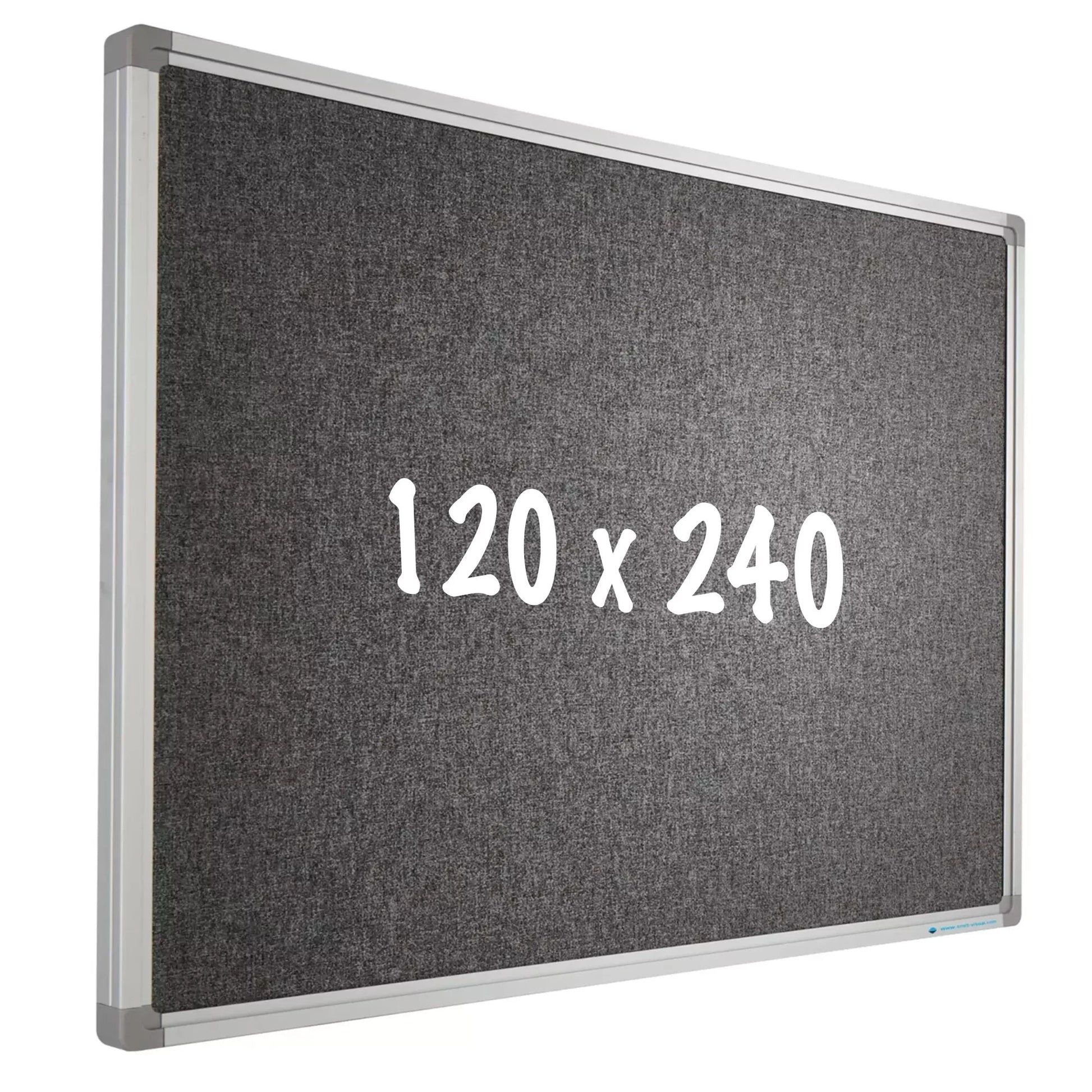 Prikbord Camira stof PRO Terrell - Aluminium frame - Eenvoudige montage - Punaises - Prikborden - 120x240cm prikbord