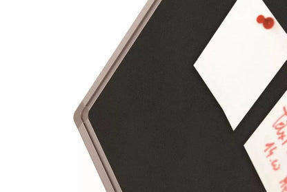 Prikbord kurk PRO Allison - Aluminium frame - Eenvoudige montage - Punaises - Zwart - Prikborden - 120x300cm prikbord