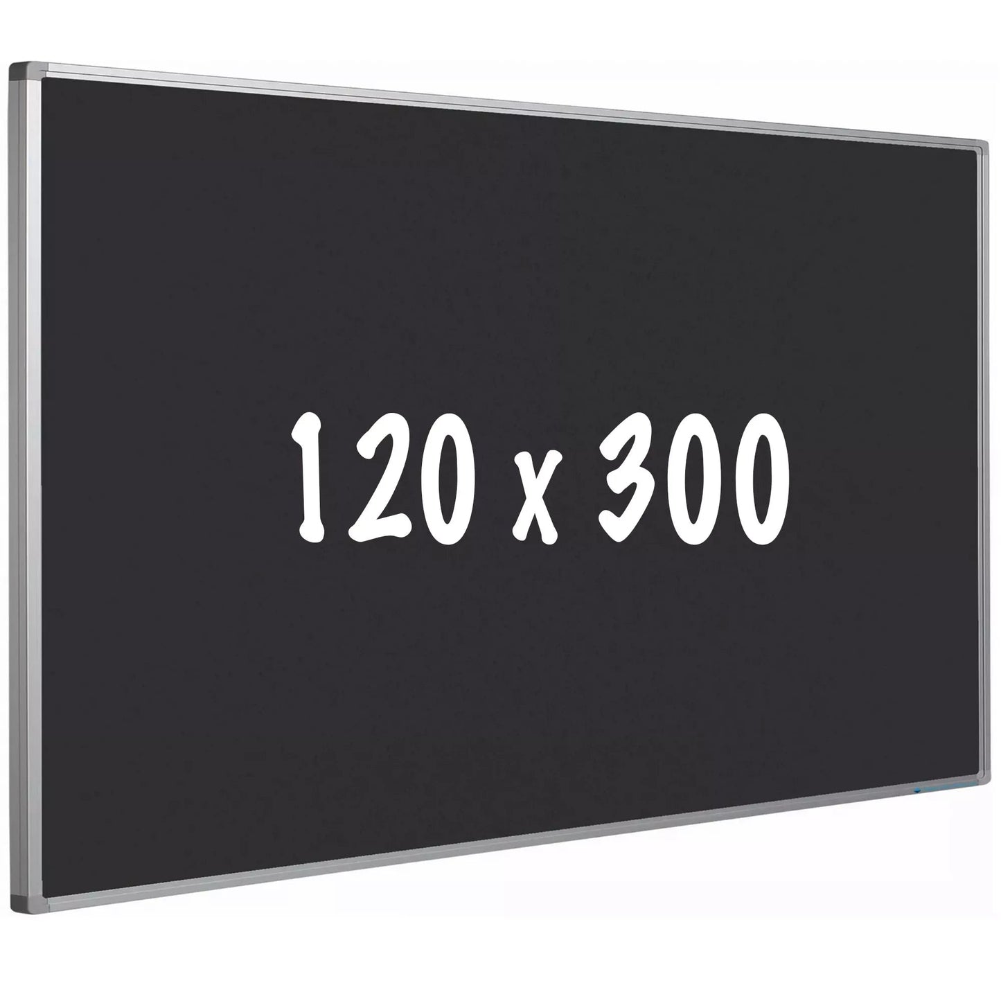 Prikbord kurk PRO Allison - Aluminium frame - Eenvoudige montage - Punaises - Zwart - Prikborden - 120x300cm prikbord