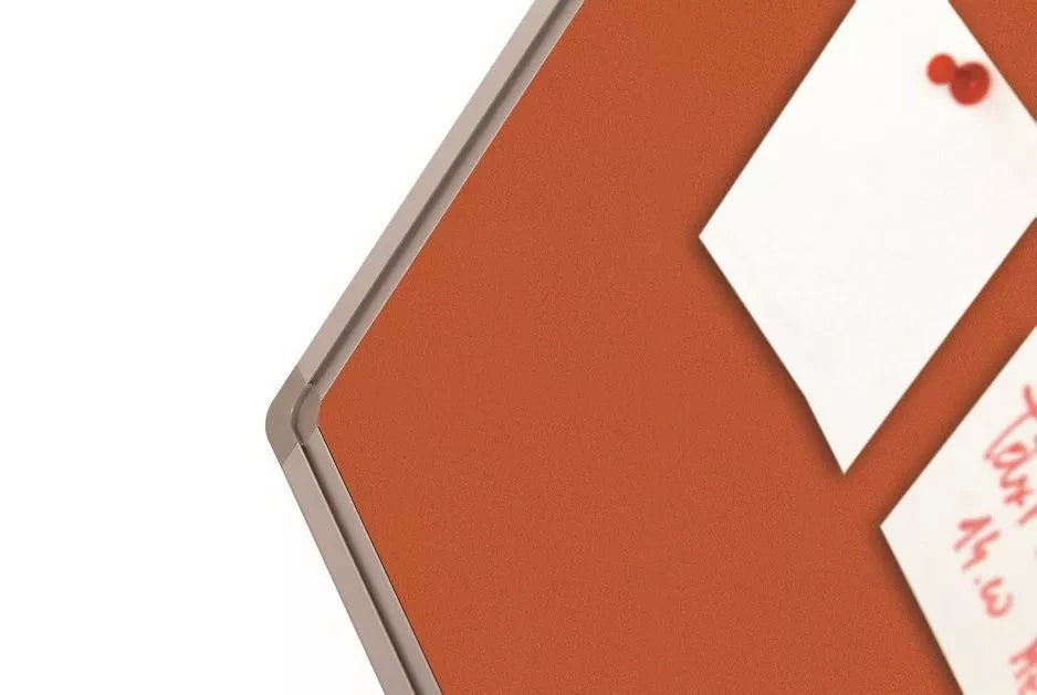 Prikbord kurk PRO Genève - Aluminium frame - Eenvoudige montage - Punaises - Prikborden - 90x180cm prikbord