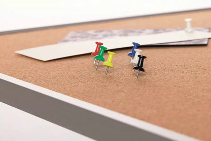 Prikbord kurk PRO Ingrid - Aluminium frame - Eenvoudige montage - Punaises - Prikborden - 45x60cm prikbord