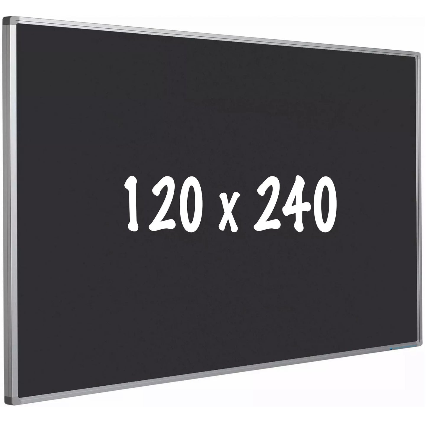 Prikbord kurk PRO Johnathan - Aluminium frame - Eenvoudige montage - Punaises - Zwart - Prikborden - 120x240cm prikbord