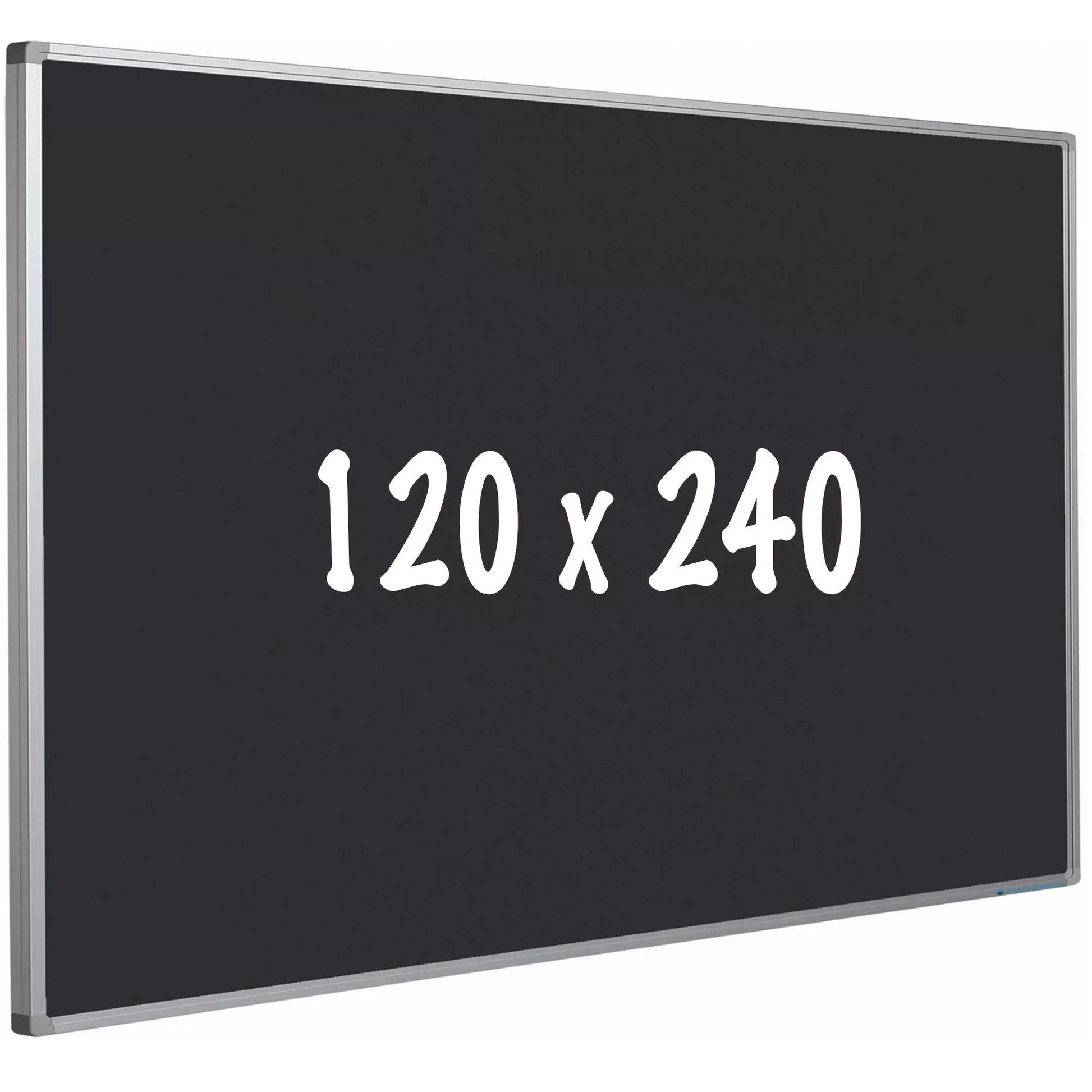 Prikbord kurk PRO Johnathan - Aluminium frame - Eenvoudige montage - Punaises - Zwart - Prikborden - 120x240cm prikbord