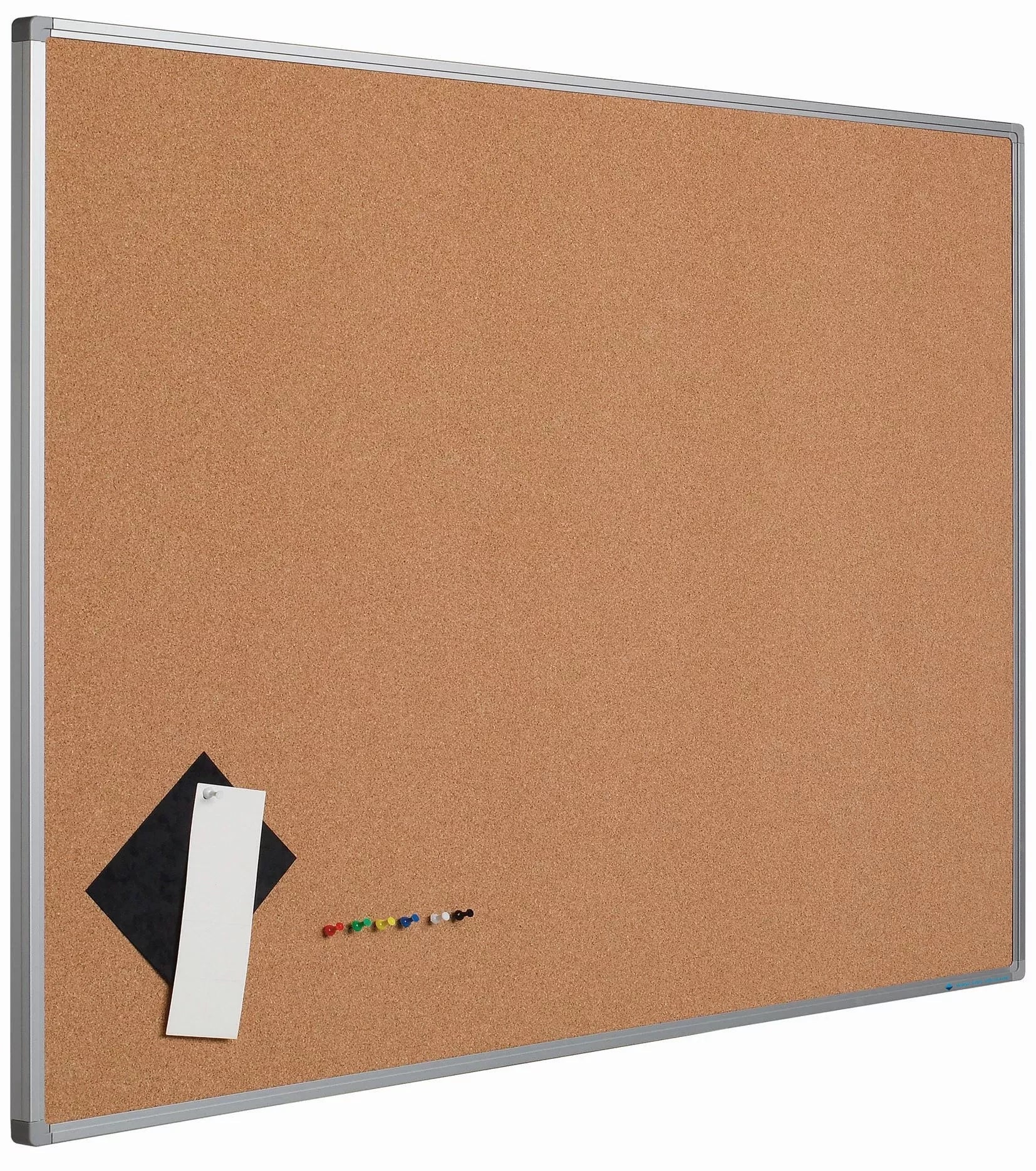 Prikbord kurk PRO Paul - Aluminium frame - Eenvoudige montage - Punaises - Prikborden - 90x180cm prikbord