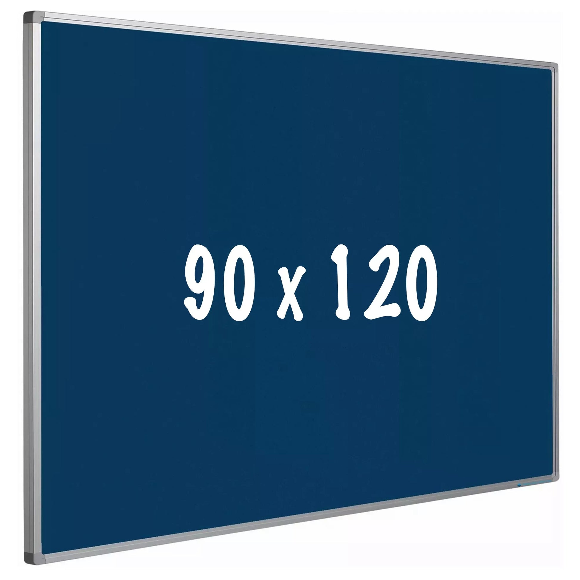 Prikbord kurk PRO Preston - Aluminium frame - Eenvoudige montage - Punaises - Blauw - Prikborden - 90x120cm prikbord