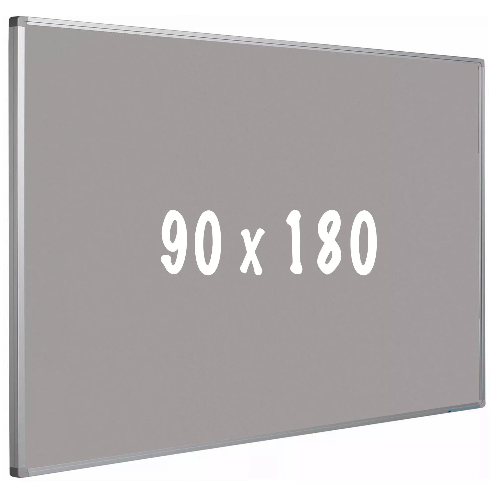 Prikbord kurk PRO Reid - Aluminium frame - Eenvoudige montage - Punaises - Grijs - Prikborden - 90x180cm prikbord